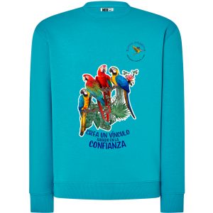 Sudadera azul Loro Mágina
